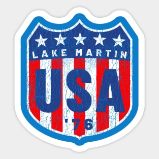 Lake Martin USA 76 Sticker